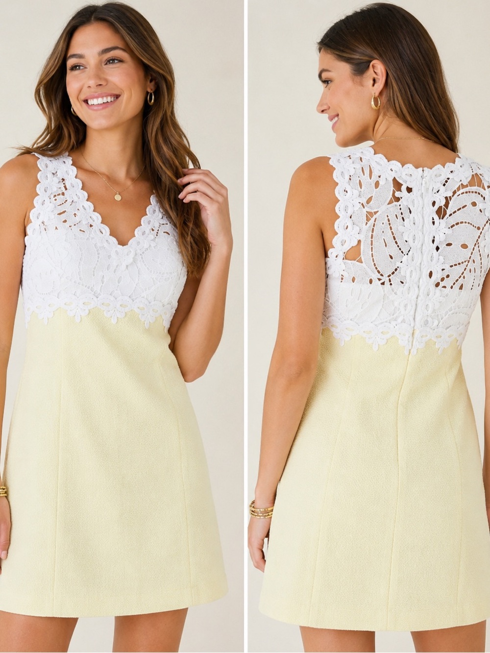 Lilly Pulitzer Lace Shift Dress Size 4 Cottagecore Coquette Bridal Shower